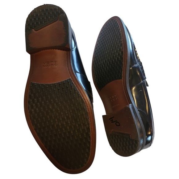 Nunn Bush Loafers Dress Shoes Slip On Comfort Classic Black Mens Size - Picture 3 of 8